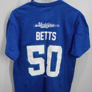 Los Angeles Dodgers MLB World Series 2025 Men's Blue Short Sleeve T-shirt Size-M